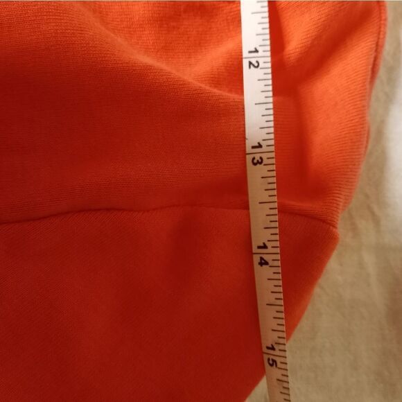 Lauren by Ralph Lauren Orange Blouse Medium Women's V-neck 3/4 Sleeve - Picture 4 of 7